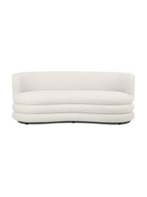Sofá en tejido bouclé de diseño Solomon (3 plazas), Tapizado: 100% poliéster Alta resis, Tapizado: relleno de espuma, Estructura: madera de abeto maciza, m, Patas: plástico, Bouclé beige claro, An 193 x Al 92 cm