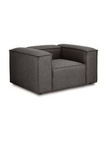 Sessel Lennon, Bezug: 100% Polyester Der strapa, Gestell: Massives Kiefernholz, FSC, Beine: Kunststoff, Webstoff Anthrazit, B 130 x T 101 cm