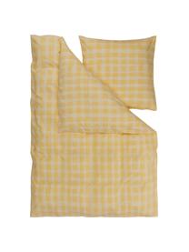 Ropa de cama de percal de algodón Milène, diseño Candice Gray, Amarillo, Cama 135/140 cm (200 x 200 cm), 3 pzas.
