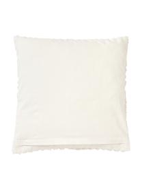 Bavlněný povlak na polštář Bell, 100 % bavlna, Krémově bílá, Š 45 cm, D 45 cm