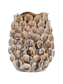 Vase Villa aus Steingut, Steingut, Braun, Ø 25 x H 30 cm