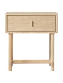 Noční stolek z dubového dřeva Diana, Dřevo, Š 50 cm, V 55 cm