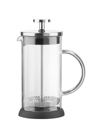 Cafetière Beata, Transparent, couleur argentée, noir, Ø 14 x haut. 22 cm