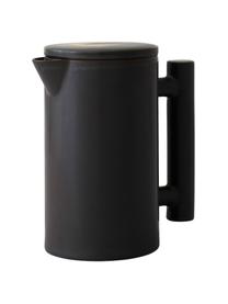Theepot Yana van keramiek, 1 L, Keramiek, Zwart, Ø 11 x H 19 cm, 1 L