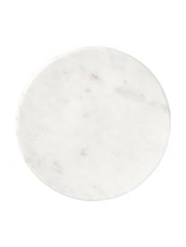 Fuente para postre de mármol Agata, Mármol, Mármol blanco, Ø 30 x Al 9 cm