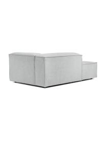 Modulo angolare Lennon, Rivestimento: 100% poliestere Con 115.0, Struttura: legno di pino massiccio, , Piedini: plastica, Tessuto grigio chiaro, Larg. 119 x Prof. 180 cm, chaise-longue a sinistra