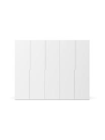 Modularer Drehtürenschrank Leon in Weiß, 250 cm Breite, mehrere Varianten, Korpus: Spanplatte, melaminbeschi, Weiß, Basic Interior, Höhe 200 cm