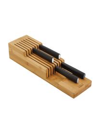 Organizador de cuchillos de bambú DrawerStore, Bambú, Marrón, An 12 x Al 8 cm
