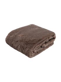 Kuscheldecke Skins aus Kunstpelz, Vorderseite: 60% Polyacryl, 40% Polyes, Rückseite: 100% Polyester, Braun, B 150 x L 200 cm