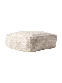 Vloerkussen Renata met vintage patroon, Bekleding: 57 % katoen, 40 % polyest, Beige, B 70 x L 70 cm