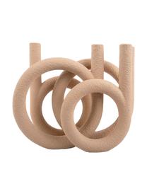 Świecznik Ring, Tworzywo sztuczne, Beżowy, S 38 x W 30 cm