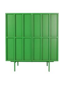 Credenza alta Pebble, Piedini: metallo rivestito, Verde, Larg. 80 x Alt. 89 cm