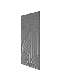 Decoración de pared de madera Massimo, Tablero de fibras de densidad media (MDF), Gris, An 120 x Al 60 cm