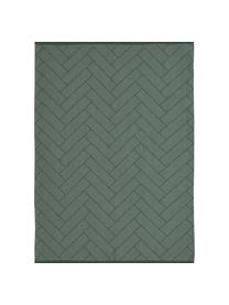 Torchons en coton Tiles, 2 pièces, 100 % coton, Tons verts, larg. 18 x long. 26 cm