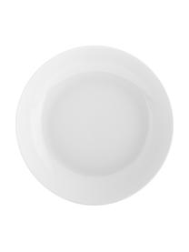Porzellan-Suppenteller Delight Modern, 2 Stück, Porzellan, Weiß, Ø 21 x H 4 cm