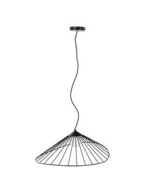 Lámpara de decho de diseño Silvan, Pantalla: vidrio, Anclaje: metal, Negro, An 92 x Al 32 cm