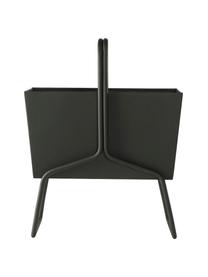 Tijdschriftenhouder Billie, Gecoat metaal, Zwart, B 41 cm x H 52 cm