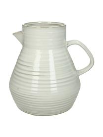 Krug-Vase Pitcher aus Steingut, Steingut, Gebrochenes Weiß, Beige, 20 x 20 cm