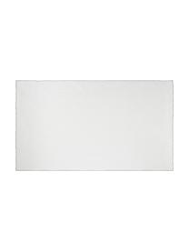 Linnen tafelkleed Vilnia in wit met bies, 100% linnen, Wit, zwart, Voor 6 - 10 personen (B 147 x L 250 cm)
