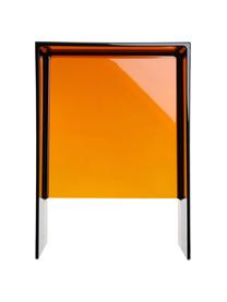 Hocker/Beistelltisch Max-Beam in Orange, Durchfärbtes, transparentes Polypropylen, Greenguard-zertifiziert, Orange, B 33 x H 47 cm