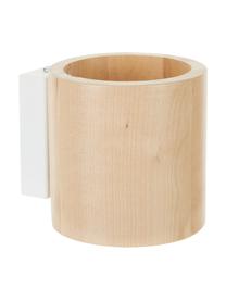 Kleine Wandleuchte Roda aus Holz, Lampenschirm: Holz, Hellbraun, 10 x 10 cm