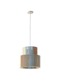 Lampa wisząca z włókna lnianego Lace, Wielobarwny, Ø 40 x W 40 cm