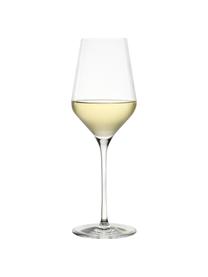 Kristall-Weißweingläser Quatrophil, 6 Stück, Kristallglas, Transparent, Ø 8 x H 25 cm, 405 ml