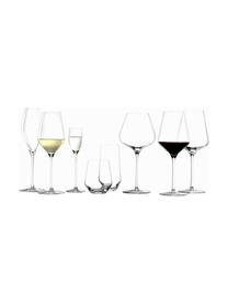 Witte wijnglazen Quatrophil, 6 stuks, Kristalglas, Transparant, Ø 8 x H 25 cm, 405 ml