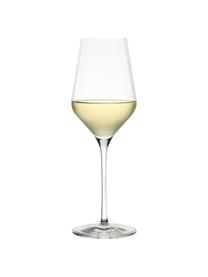 Witte wijnglazen Quatrophil, 6 stuks, Kristalglas, Transparant, Ø 8 x H 25 cm, 405 ml