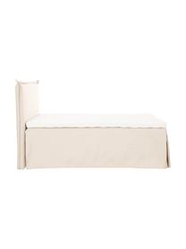 Premium boxspring postel Violet, Krémově bílá, Š 160 cm, D 200 cm, stupeň tvrdosti 2