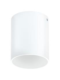 LED plafondspot Marty in wit, Lampenkap: gepoedercoat metaal, Mat wit, Ø 10 x H 12 cm