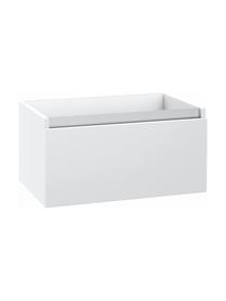 Doppelwaschtisch-Set Perth, 7-tlg., Spiegelfläche: Spiegelglas, Rückseite: ABS-Kunststoff, Weiß, Set mit verschiedenen Größen