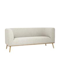 Sofa Archie (2 plazas), Tapizado:  100% lana, Estructura: madera de pino con certif, Patas: madera de roble aceitada , Tejido beige, An 162 x F 90 cm