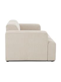 Cord-Sofa Melva (2-Sitzer) in Beige, Bezug: Cord (92% Polyester, 8% P, Gestell: Massives Kiefernholz, FSC, Füße: Kunststoff, Cord Beige, B 198 x T 101 cm