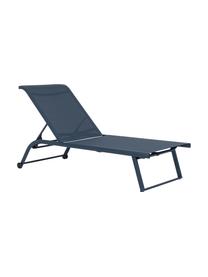 Záhradné ležadlo s kolieskami Taylor, Tmavomodrá, Š 70 x D 182 cm