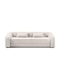Canapé convertible 3 places Eliot, Tissu gris clair, larg. 230 x haut. 70 cm