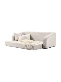 Canapé convertible 3 places Eliot, Tissu gris clair, larg. 230 x haut. 70 cm