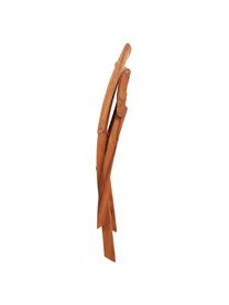 Klappstühle Somerset mit Armlehnen aus Holz, 2 Stück, Akazienholz, geölt, Akazienholz, B 54 x T 63 cm