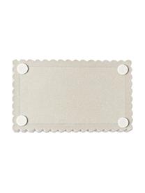 Opbergdoos Rita met geribbelde rand, Zandsteen, Wit met zandafwerking, B 20 x H 5 cm