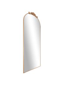 Barokke leunde spiegel Saida met goudkleurige metalen lijst, Lijst: gepoedercoat metaal, Goudkleurig, B 65 cm x H 169 cm