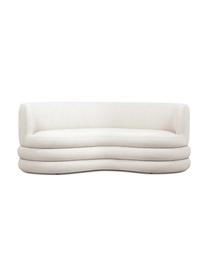 Designer Sofa Solomon (3-Sitzer), Bezug: 56% Viskose, 21% Polyeste, Gestell: Massives Fichtenholz, FSC, Füße: Kunststoff, Webstoff Beige, B 193 x T 92 cm