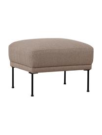 Reposapiés puf Fluente, Tapizado: 100% poliéster Alta resis, Estructura: madera de pino maciza, Patas: metal con pintura en polv, Tejido taupe, An 62 x Al 46 cm
