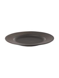 Sada porcelánového nádobí Goya, pro 4 osoby (12 dílů), Porcelán, Antracitová, Pro 4 osoby (16 dílů)