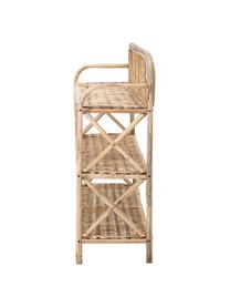 Kleines Standregal Ezra aus Schilfrohr, Schilfrohr, Hellbraun, B 60 x H 70 cm