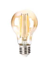 E27 Leuchtmittel, 400 lm, warmweiß, 1 Stück, Leuchtmittelschirm: Glas, Leuchtmittelfassung: Aluminium, Goldfarben, Ø 6 x H 10 cm