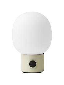 Lampe à poser avec port USB et intensité variable JWDA, Blanc, beige, Ø 15 x haut. 22 cm