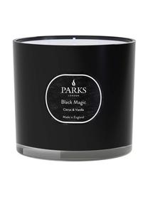 Bougie parfumée à trois mèches Black Magic (agrumes et vanille), Agrumes & vanille, Ø 12 x haut. 11 cm