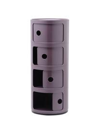 Design Container Componibili 4 Modules in Violette, Kunststoff, Greenguard-zertifiziert, Violette, Ø 32 x H 77 cm