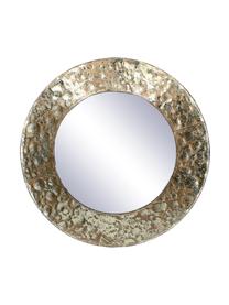 Espejo de pared redondo de metal Fridy, Espejo: cristal, Latón, Ø 21 x F 4 cm