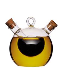 Azijn- en oliedispenser Ital, Glas, Transparant, Ø 9 x H 12 cm